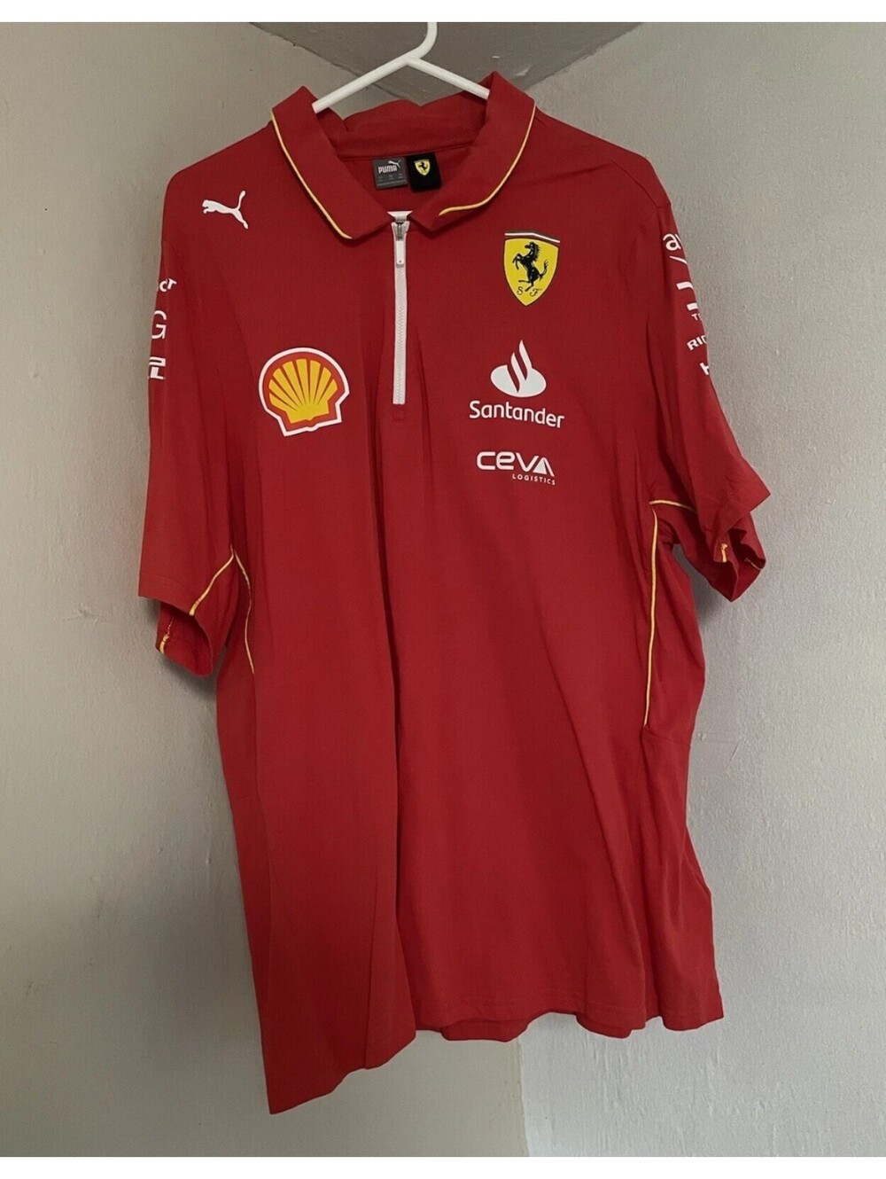 Scuderia Ferrari F1 Team Polo Shirt 2024 Authentic Puma